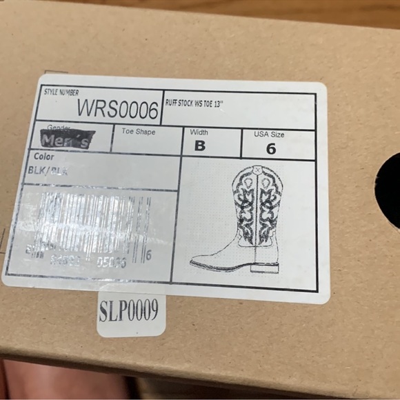 Twisted X Black, Square Toe Boots - Picture 4 of 5